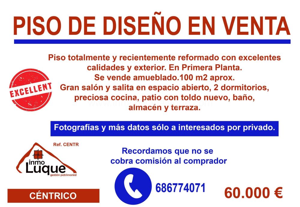 PISO DE DISEÑO EN VENTA